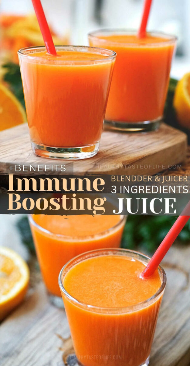 Immune Booster Juice Healthy Taste Of Life