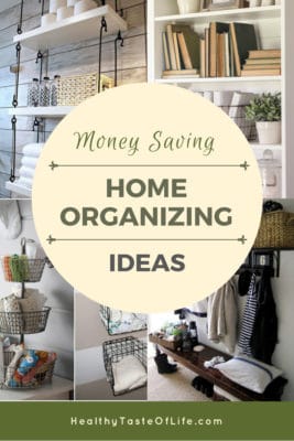 Money Saving home organizing Ideas
