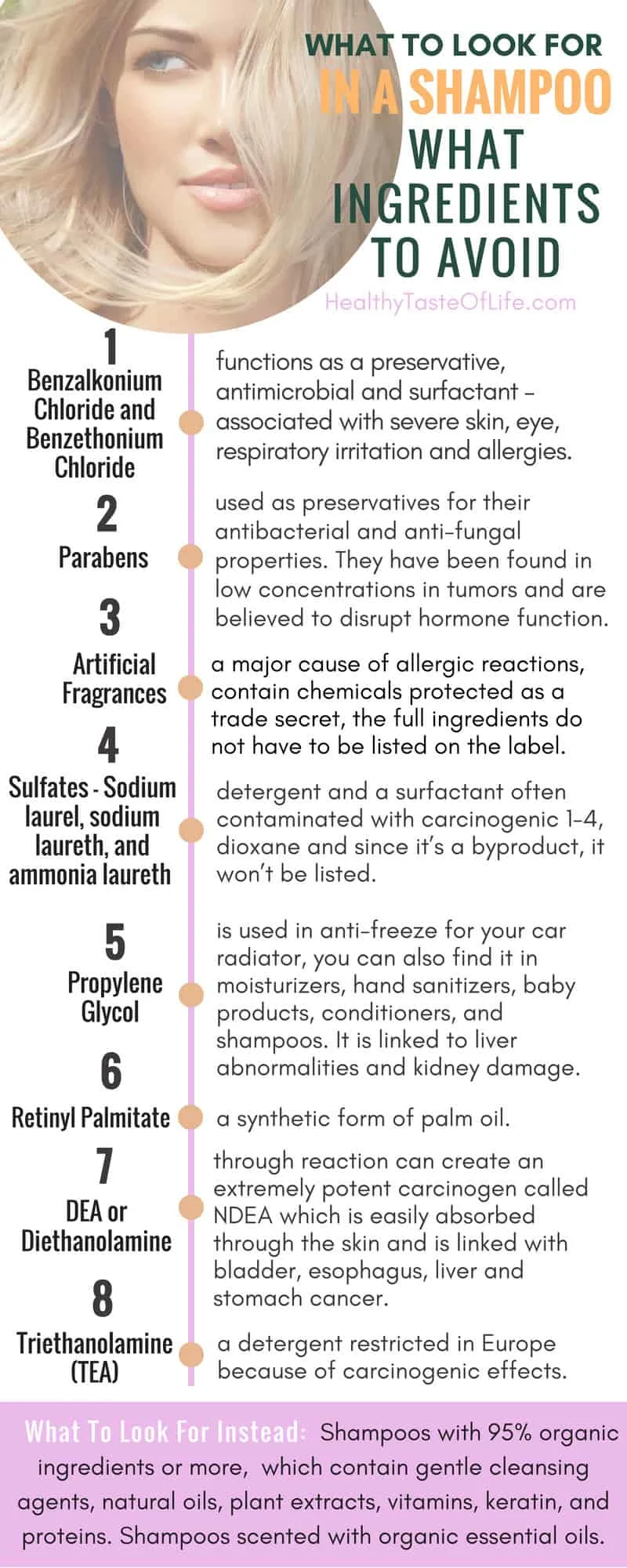 What Ingredients To Avoid in a shampoo