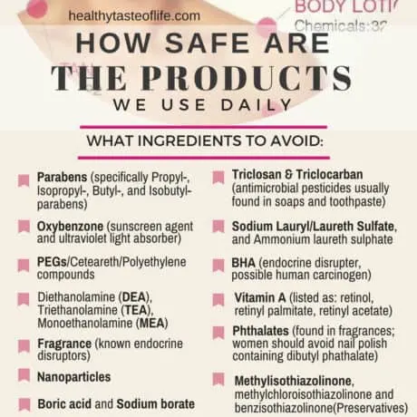 What Ingredients To Avoid in personal beauty products