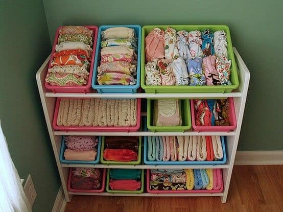 baby closet organizing