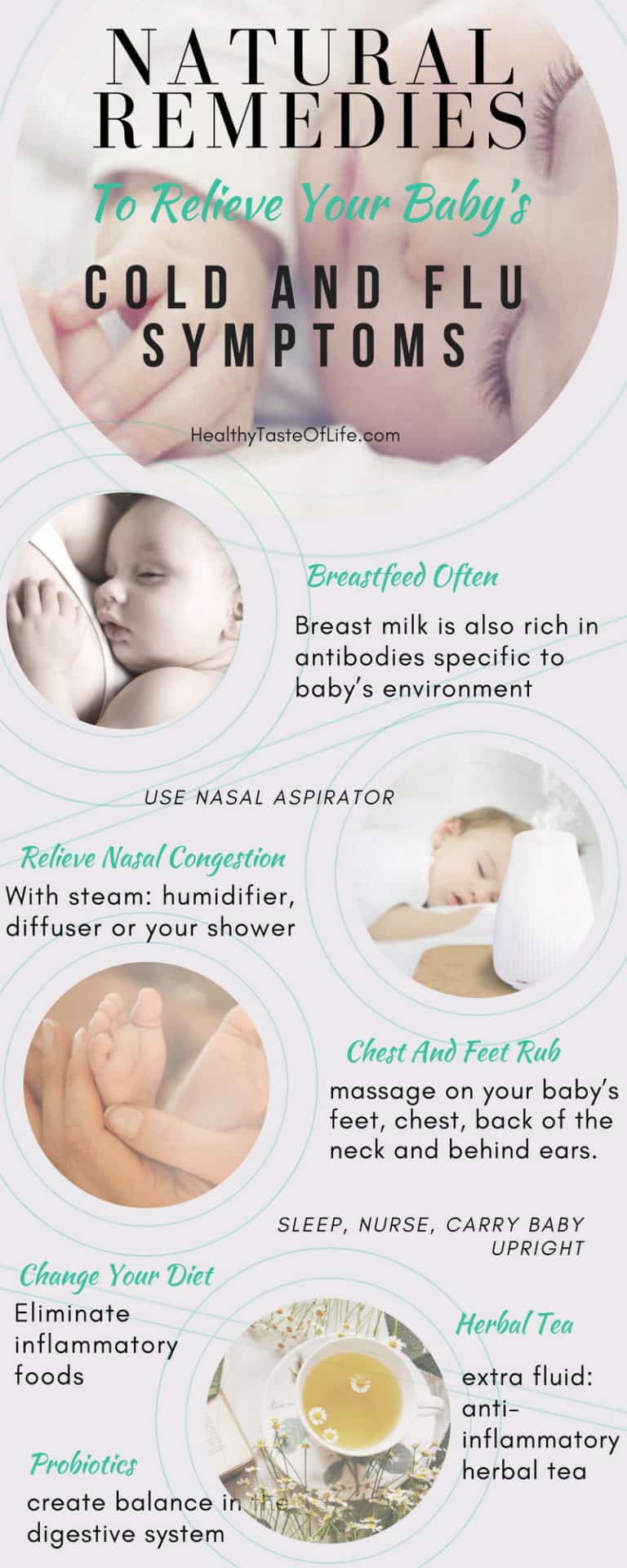 Natural Remedies To Relieve Your Baby's Cold And Flu Symptoms