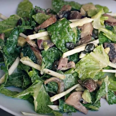 Sauteed Mushroom Zucchini Salad (Dairy Free)