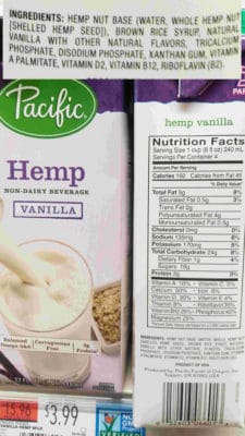 Pacific hemp milk
