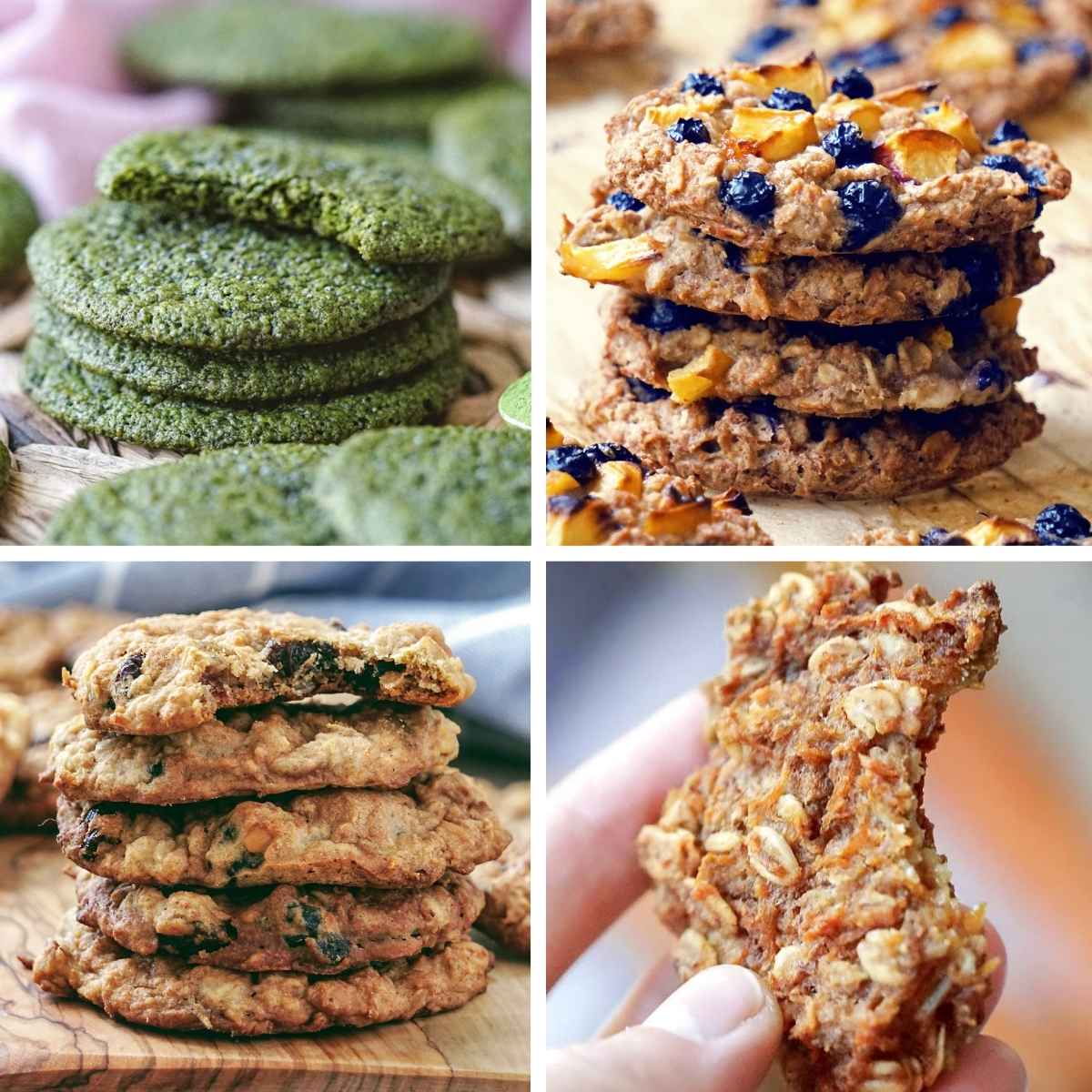 breakfast cookies gluten and dairy free grab an go freezer friendly collage