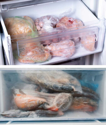 frozen meat for meal prepping