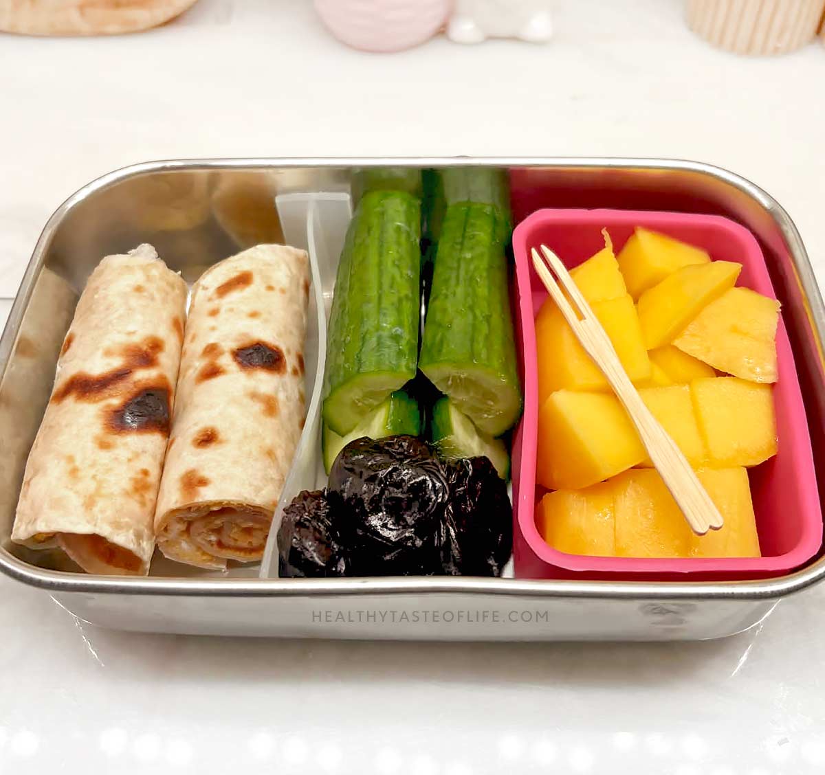 gluten free dairy free breakfast idea on the go snack box