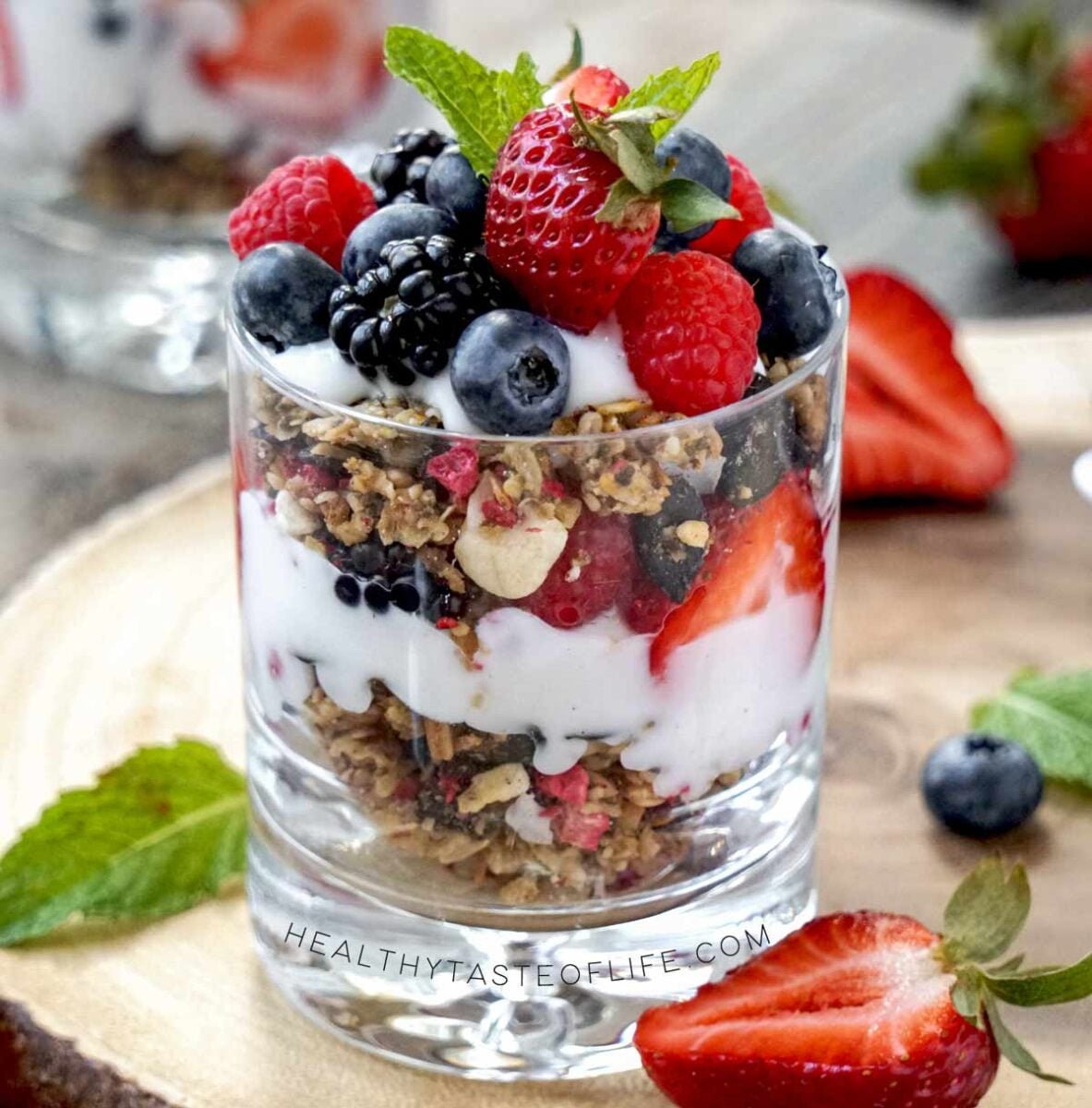 gluten free dairy free parfait breakfast