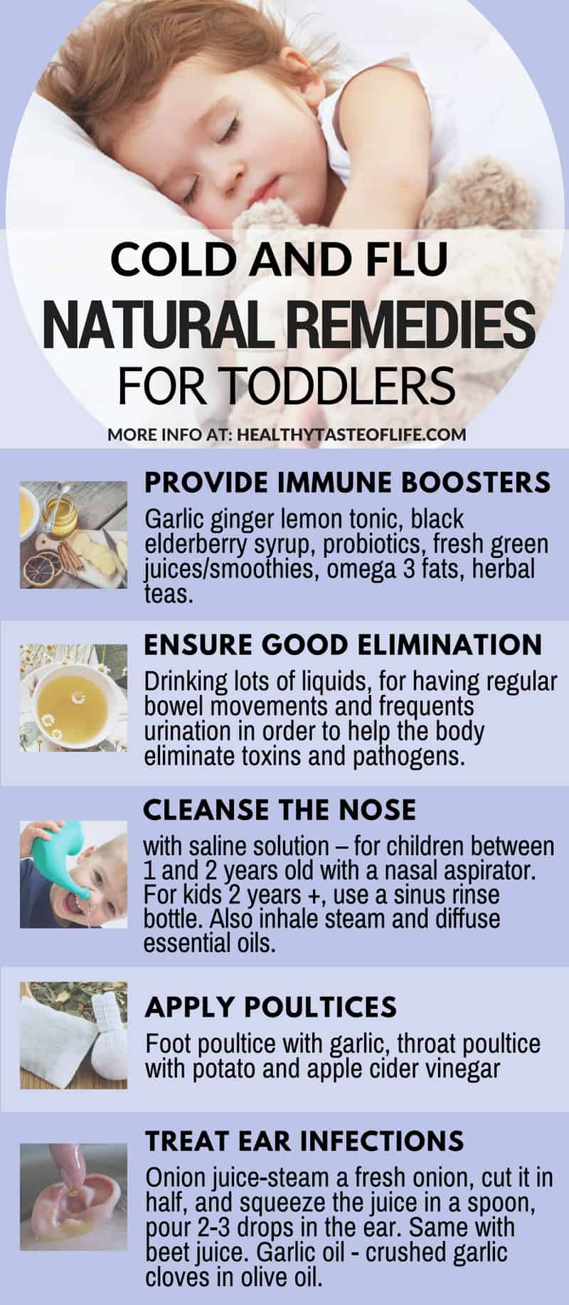 Cold Flu Natural Remedies For Toddlers Healthy Taste Of Life