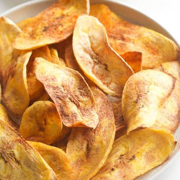 Healthier Snacking - Homemade Plantain Chips Made With Avocado Oil ...