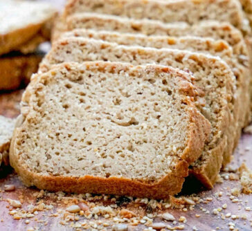 gluten free vegan sourdough bread featured image