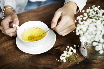 Get rid of period cramps with herbal tea
