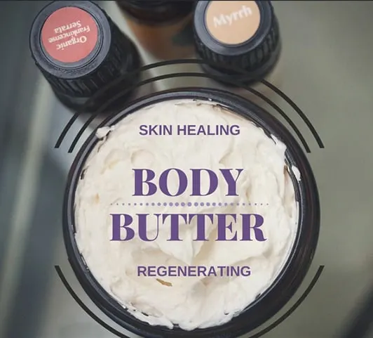 DIY Skin healing & regenerating whipped body butter