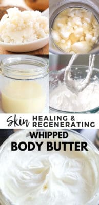 Learn how to make natural homemade whipped body butter with moisturizing, healing and regenerative properties. This DIY whipped mango body butter can be used to maintain a healthy moisturized skin or to combat skin issues like eczema, stretch marks, athlete’s foot, acne scars and other inflamed damaged tissue. To make this DIY whipped body butter recipe I used mango butter and a blend of anti-inflammatory carrier and essential oils.