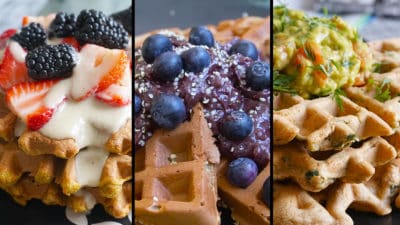 Gluten Free Dairy Free Sugar Free Waffles, Healthy Breakfast Recipes