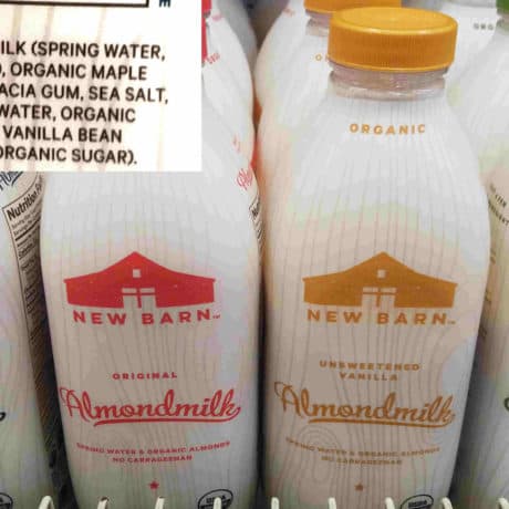 New barn almond milk