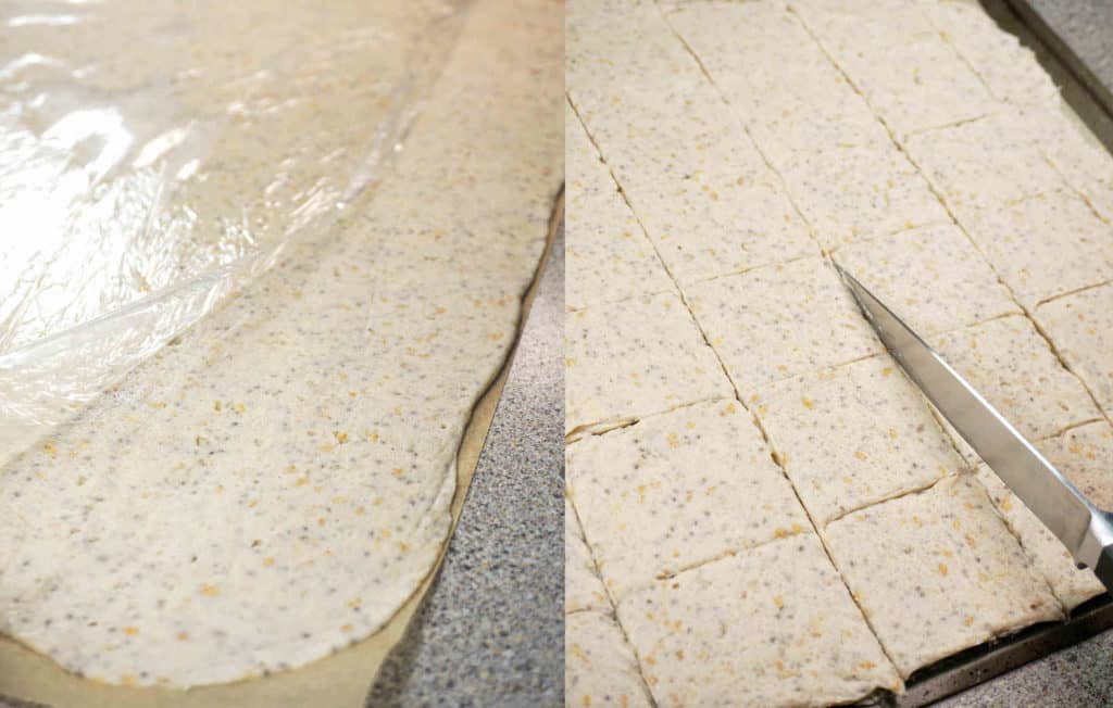 Baked Cauliflower Crackers Chips Vegan And Gluten Free Healthy