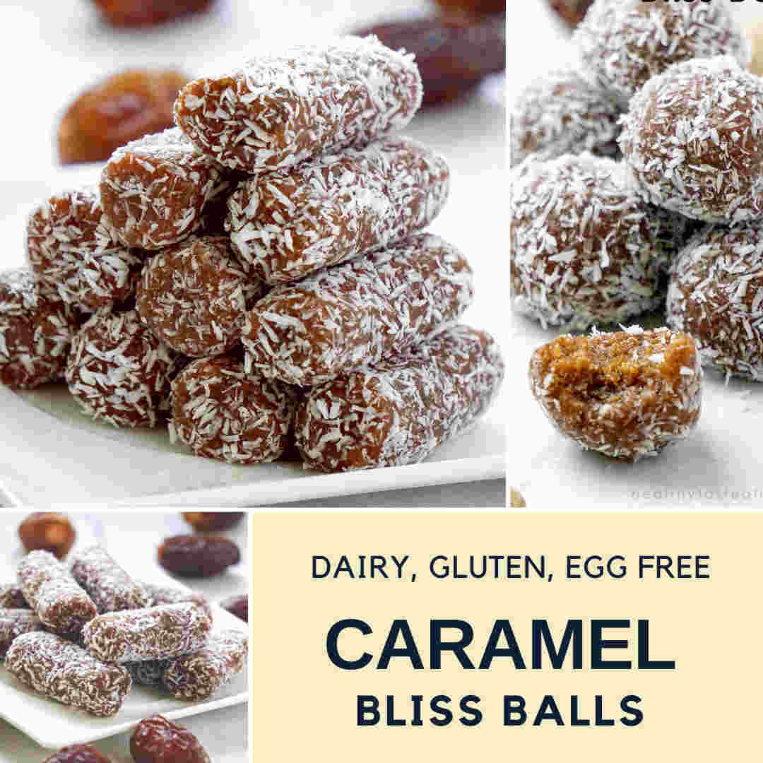 Healthy Salted Caramel Bliss Balls Recipe – Raw Vegan, Paleo