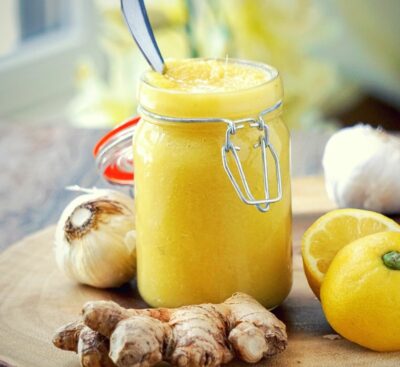 immunity boosting recipe with ginger lemon garlic honey