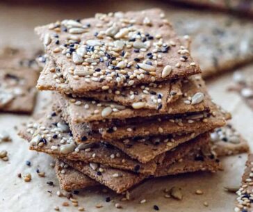 low carb keto crackers recipe