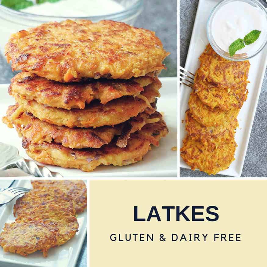 Sweet Potato Latkes - Gluten Free And Dairy Free