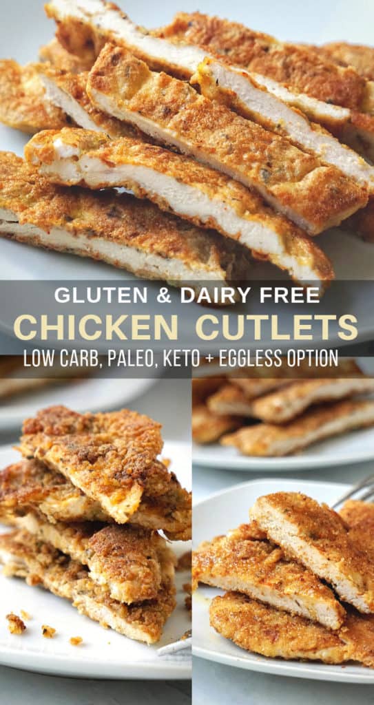 3 Chicken Cutlets Recipes (Keto, Gluten Free & Egg Free) | Healthy ...