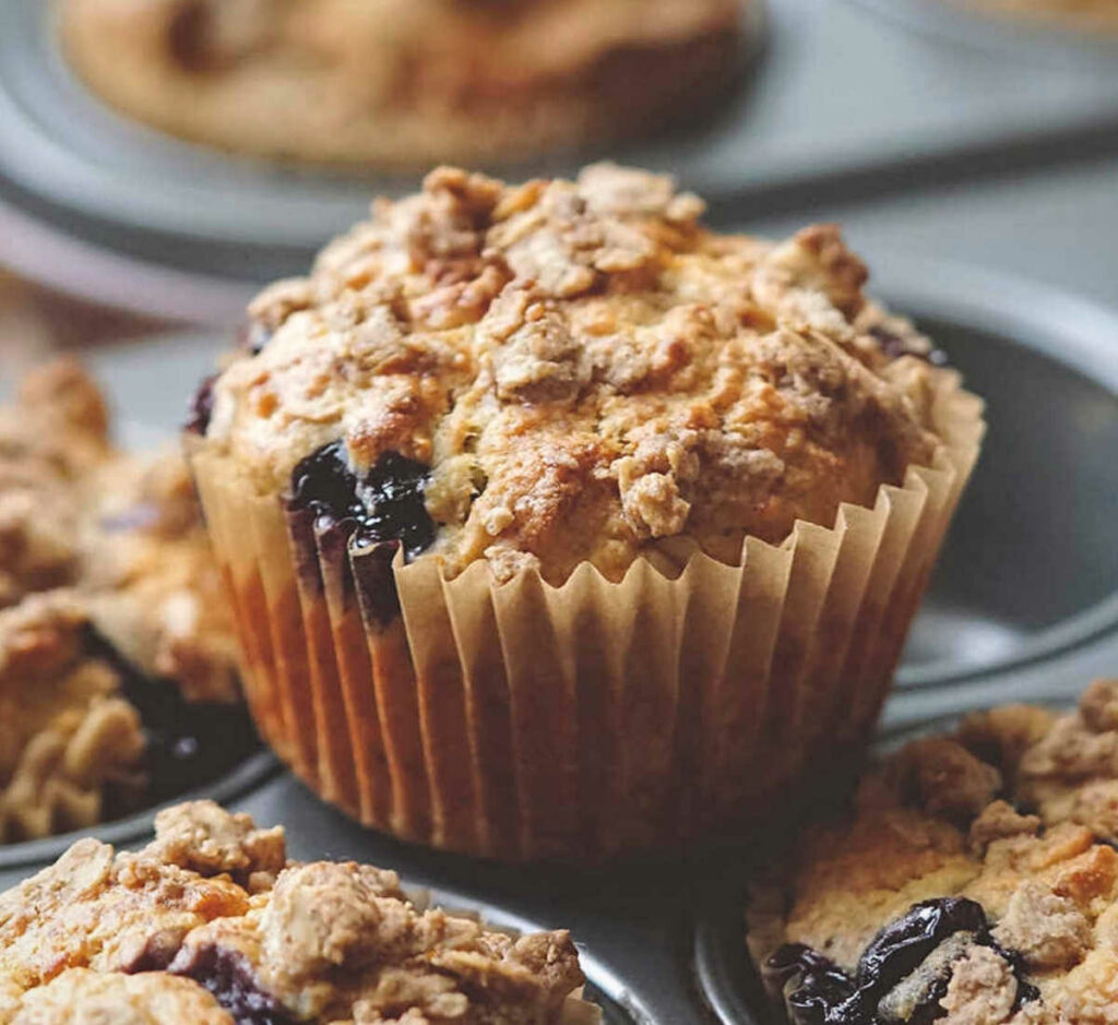 banana oatmeal blueberry muffins recipe