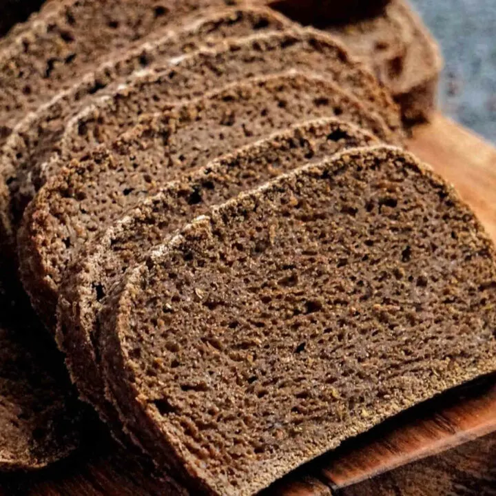 teff buckwheat sourdough bread
