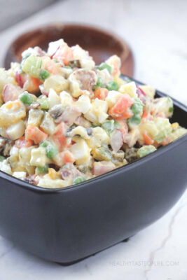 Russian potato salad no mayo.