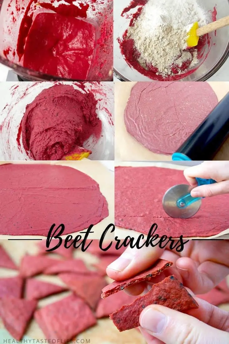 How To make beet crackers
