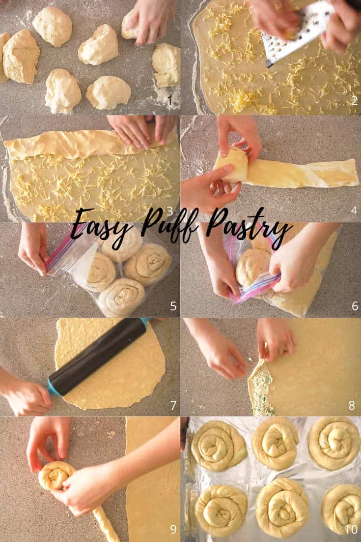 How to make puff pastry dough from scratch #puffpastry #homemade