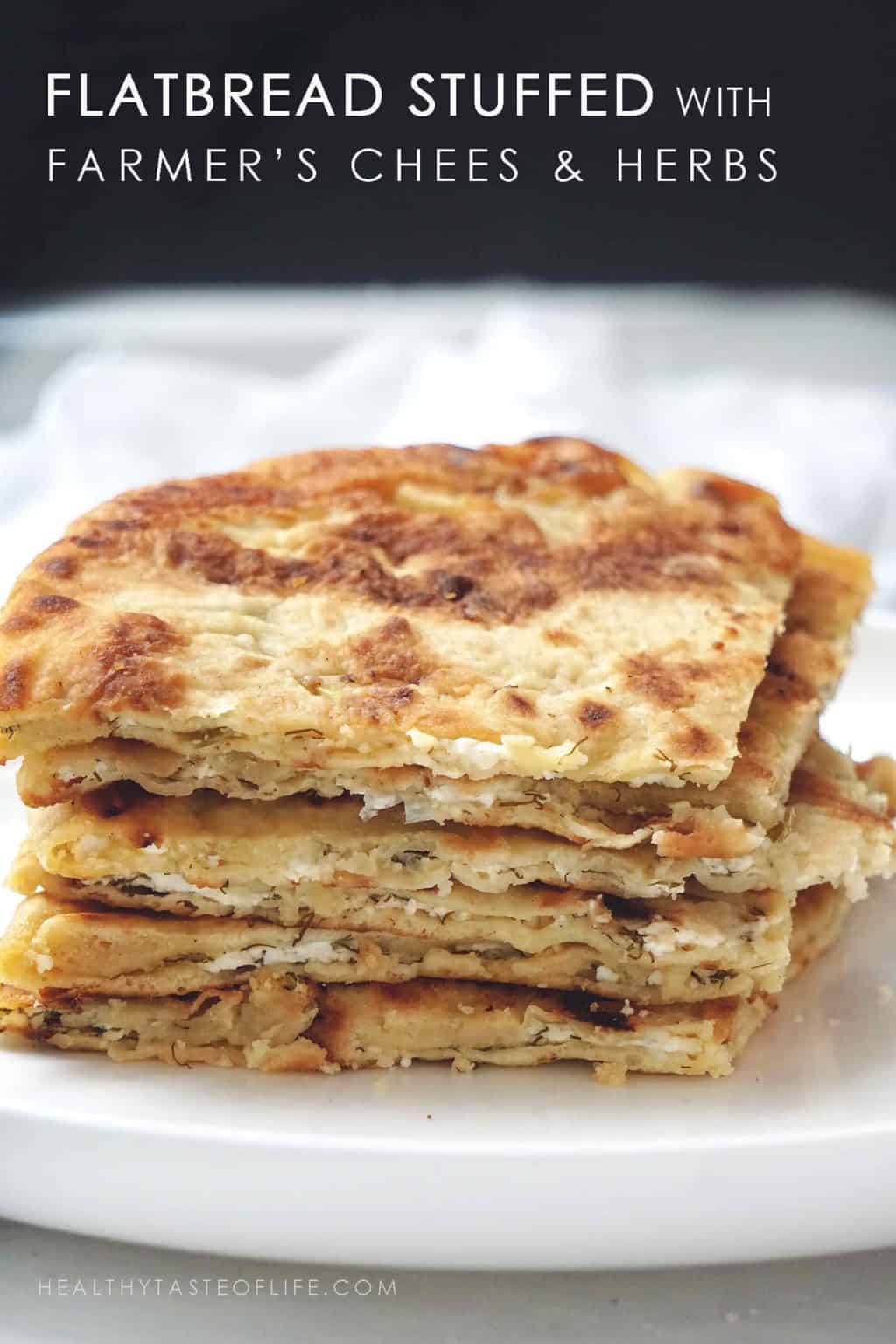 Stuffed Flatbread Recipes Potato, Cheese Or Sour Cherries Healthy