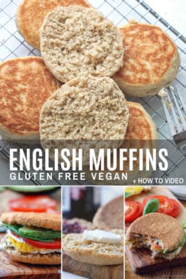 Gluten free English muffins recipe vegan