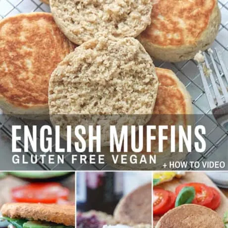 Gluten free English muffins recipe vegan