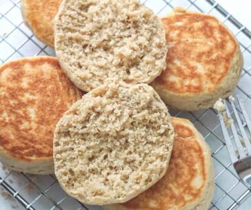 gluten free sourdough English muffins