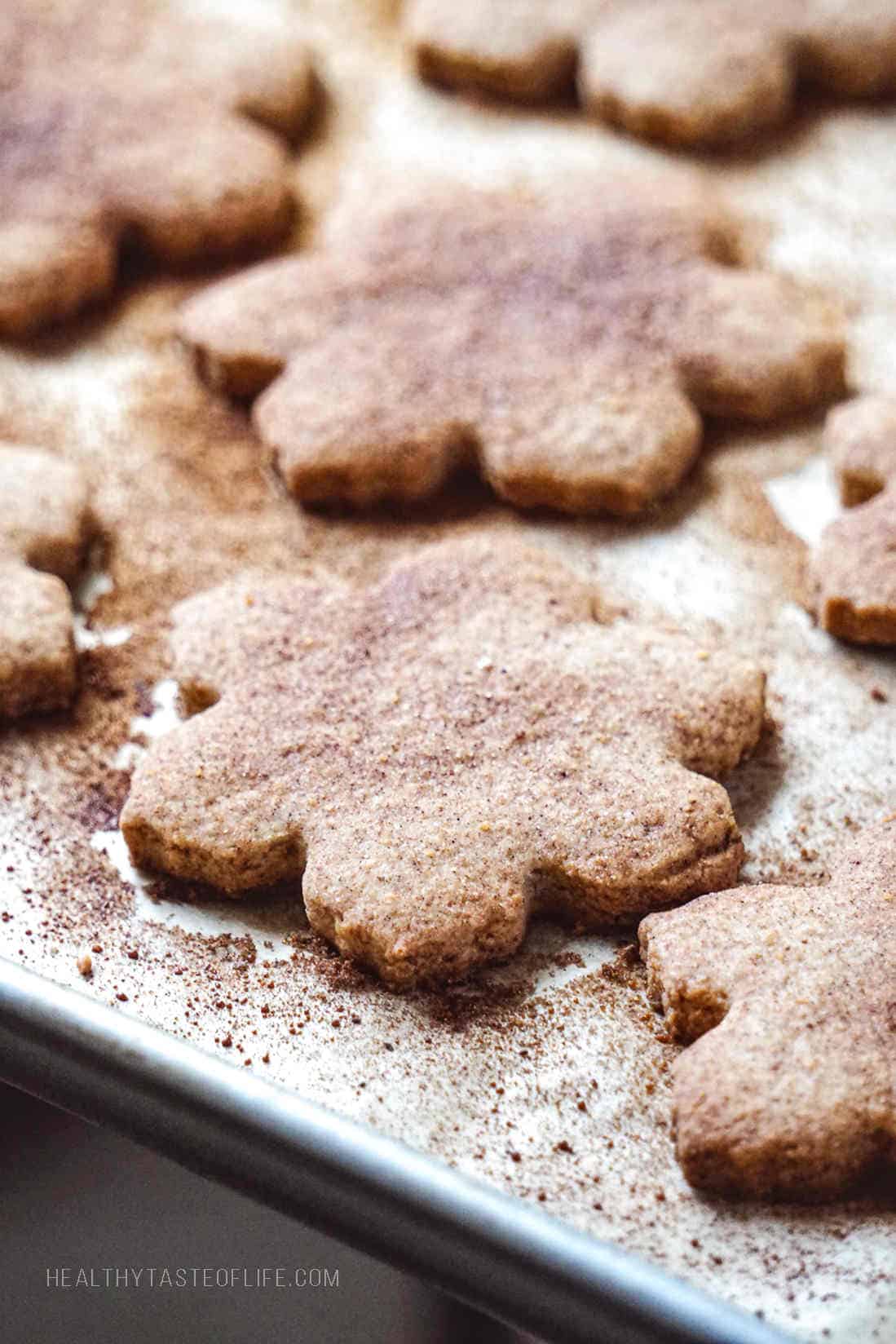 Gluten free sugar cookies - maple sugar cookie