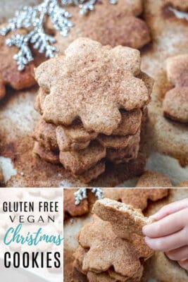 vegan gluten free sugar cookies for Christmas