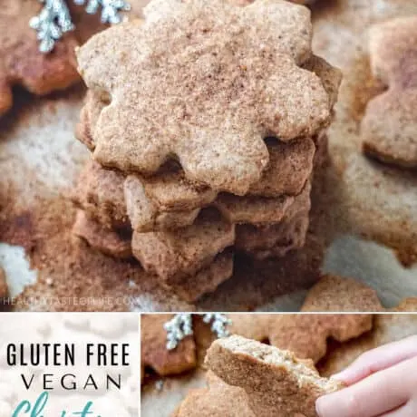 vegan gluten free sugar cookies for Christmas