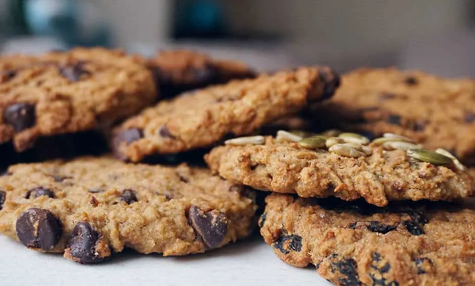 Healthy Vegan Oatmeal Cookies (Gluten Free Dairy Free Egg Free No Butter).