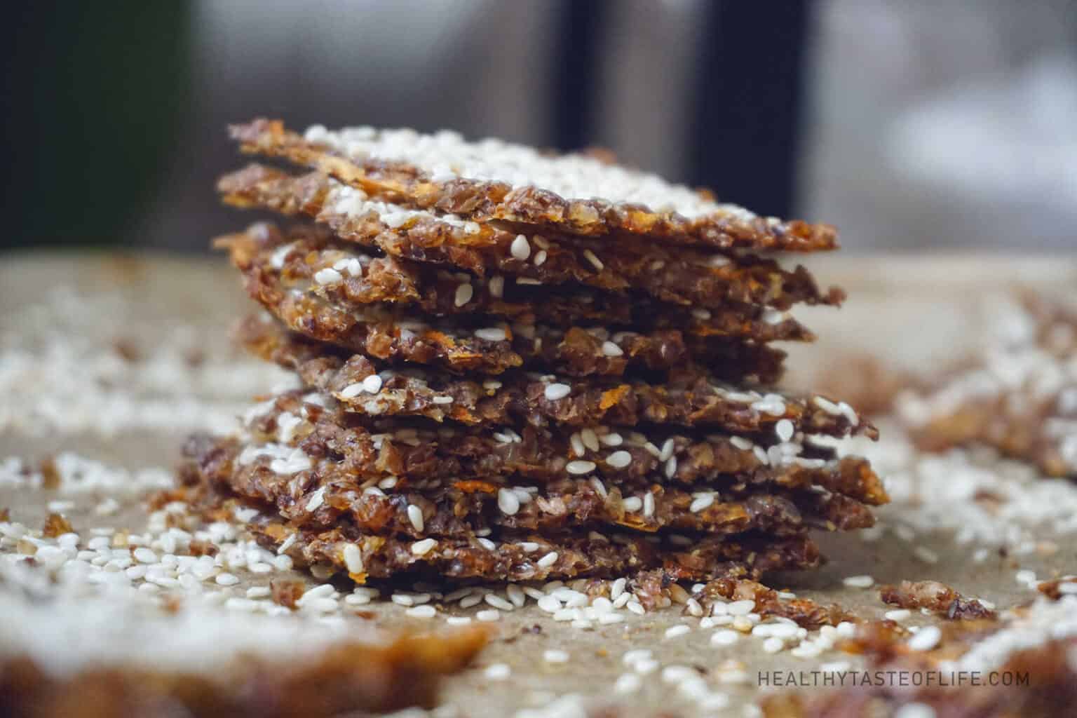 Buckwheat Crackers Crisps Gluten Free Vegan Healthy Taste Of Life