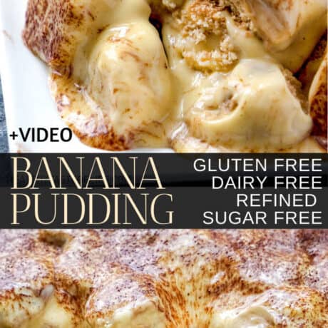 gluten free dairy free banana pudding.