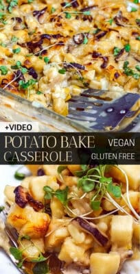 vegan potato bake casserole
