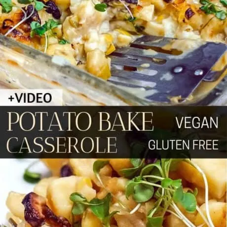 vegan potato bake casserole