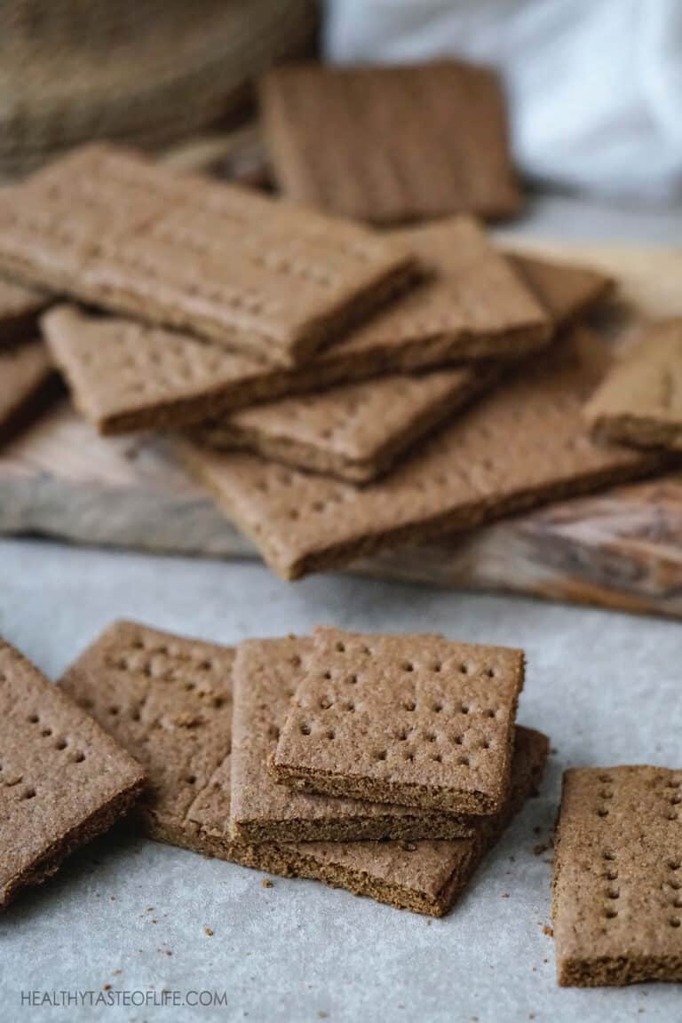 Graham Crackers With Teff (GF, Vegan) Healthy Taste Of Life