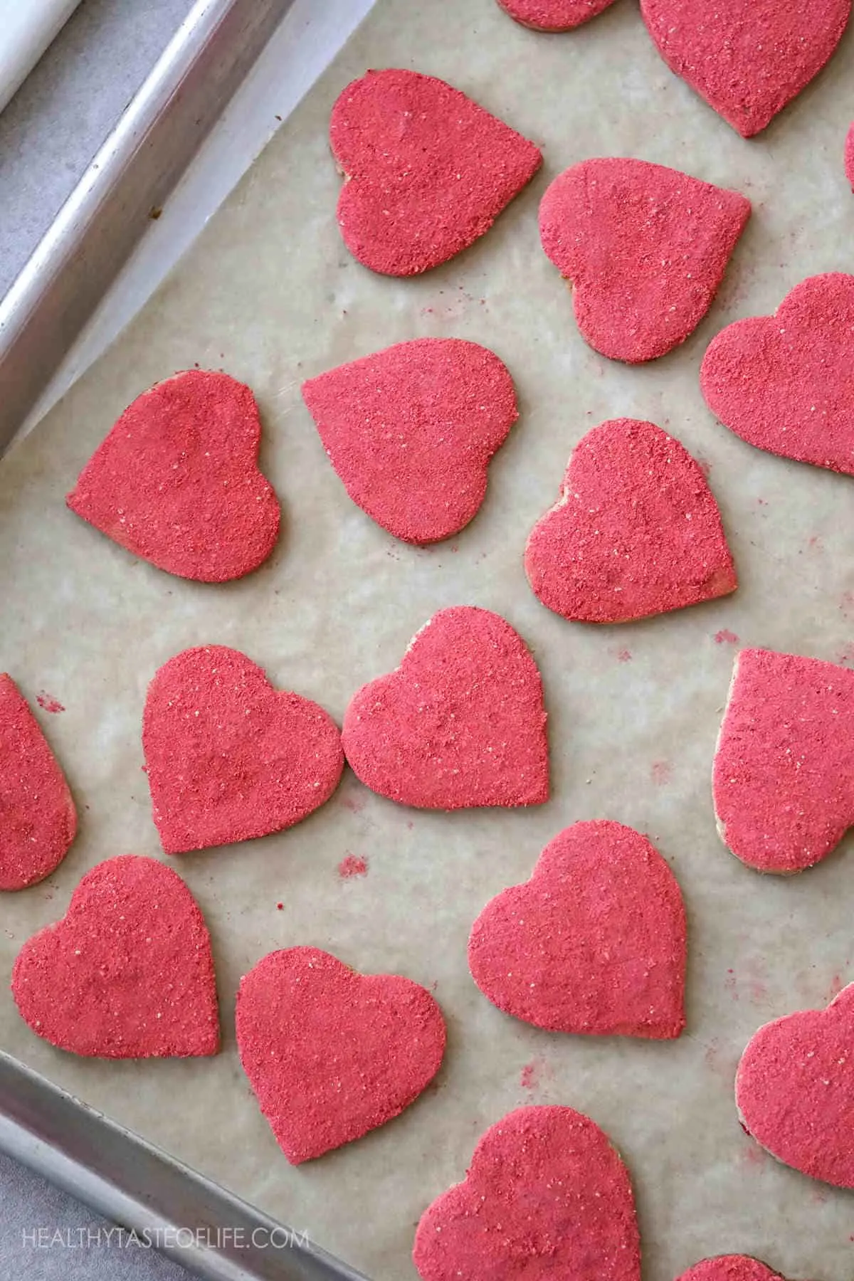 Heart Shaped Cookies - Vegan Gluten Free Valentine Cookies