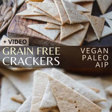 Cassava Crackers Paleo Grain Free Vegan AIP Crackers