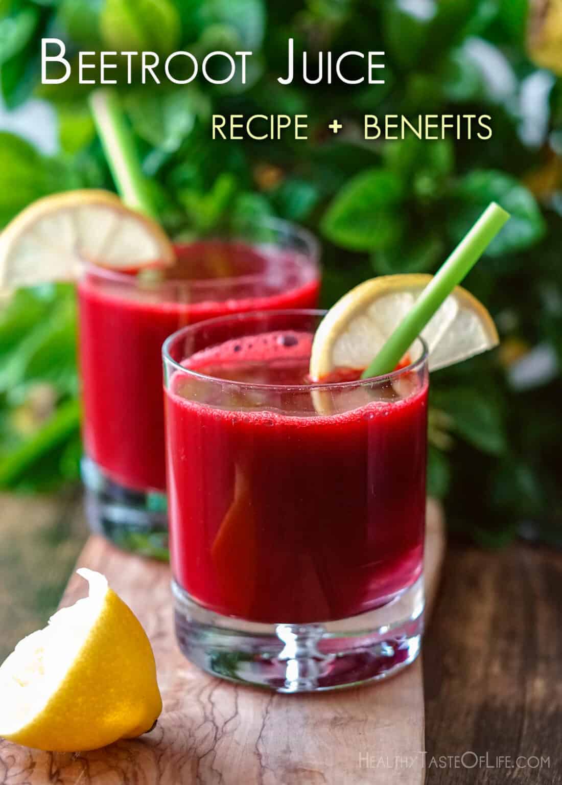 Beetroot Juice Recipe (2 Ways) + Best Combinations Healthy Taste Of Life