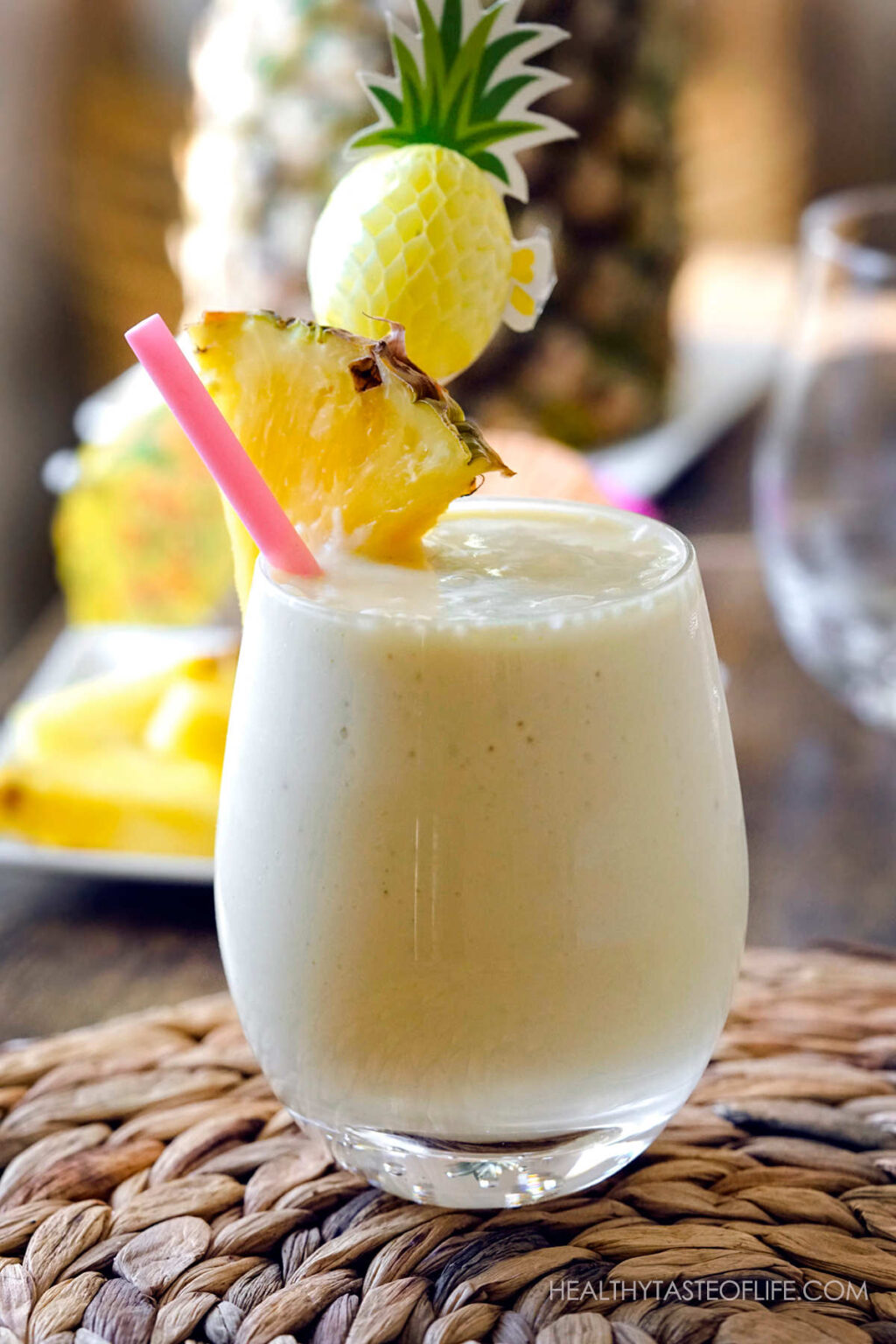 Pineapple Milkshake With Coconut Video DF Version Healthy Taste Of Life