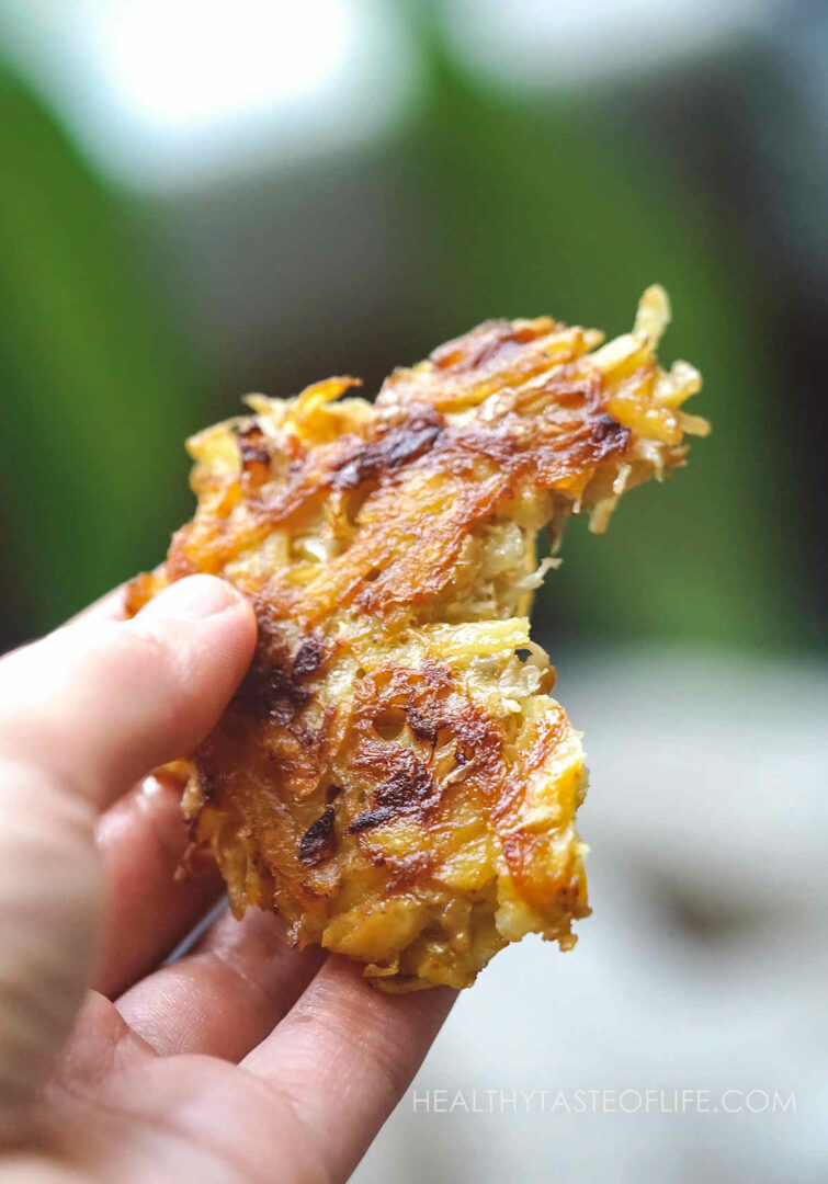 Potato Fritters With Crab Meat Gf Healthy Taste Of Life 