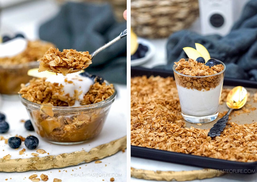 Oat Crumble Topping For Any Warm Baked Filing Healthy Taste Of Life